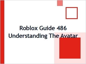 Roblox Avatar Basics for Beginners