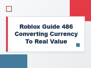 Converting Roblox Currency to Real Money Value