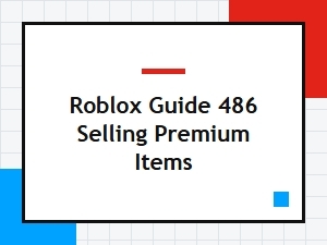 How to Sell Premium Roblox Items for Profit